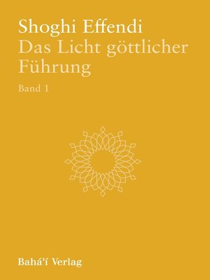 cover image of Das Licht göttlicher Führung, Bd. 1